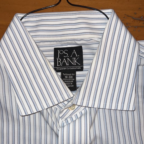 Jos. A. Bank button down dress shirt (size 16 - 34) - Picture 2 of 3